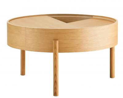 Arc Coffee table Oak oiled Woud